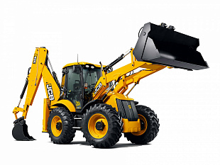 Экскаватор-погрузчик JCB 4CX с гидромолотом