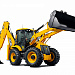 Экскаватор-погрузчик JCB 4CX с гидромолотом