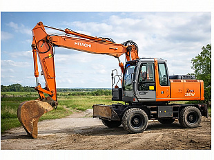 Экскаватор полноповоротный колесный Hitachi ZX180W