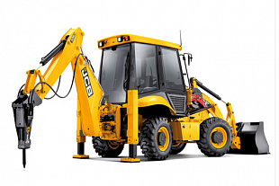 Экскаватор-погрузчик JCB 3cx с гидромолотом