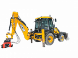 Экскаватор-погрузчик JCB 3cx с виброплитой