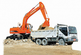 Колесный экскаватор Doosan S180W-V