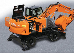 Колесный экскаватор Hitachi ZX210W 3