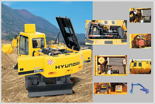 Экскаватор полноповоротный колесный Hyundai R170W-7