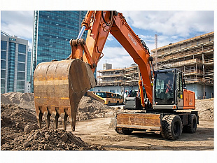 Экскаватор полноповоротный колесный Hitachi ZX180W
