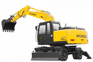 Экскаватор полноповоротный колесный Hyundai R170W-7