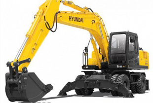 Экскаватор полноповоротный колесный Hyundai R170W-7