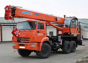 Автокран КЛИНЦЫ КС-45719-8К-1В на базе КАМАЗ 53605 (20 тн), длина стрелы 20м