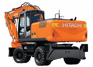 Колесный экскаватор Hitachi ZX210W 3