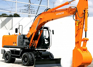 Колесный экскаватор Hitachi ZX210W 3