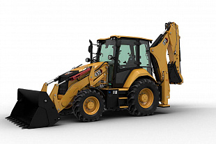 CAT 432 с гидромолотом