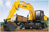 Экскаватор полноповоротный колесный Hyundai R170W-7