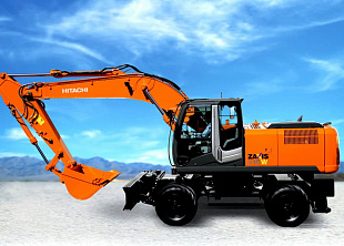 Колесный экскаватор Hitachi ZX210W 3