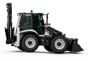 Экскаватор-погрузчик Hidromek HMK102S с гидромолотом