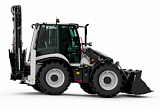 Экскаватор-погрузчик Hidromek HMK102S с гидромолотом